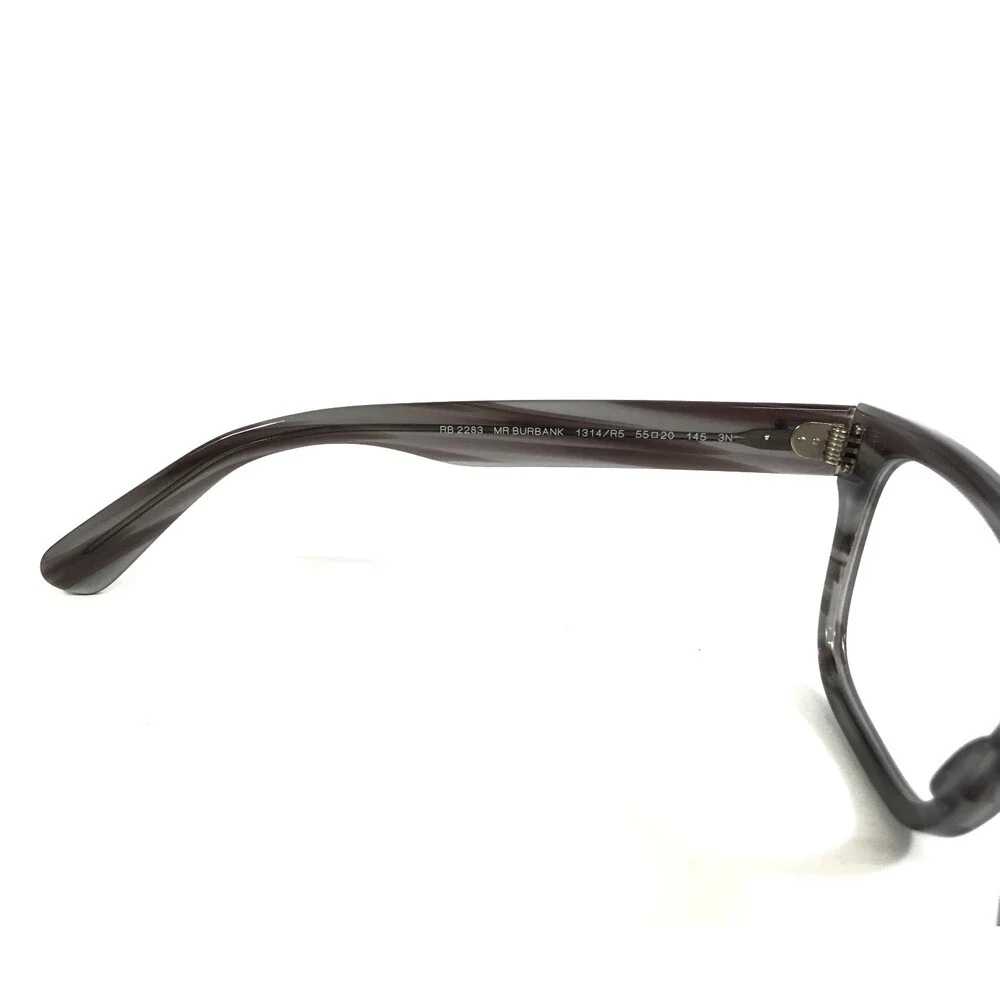 Ray-Ban Eyeglasses Frames RB2283 MR BURBANK 1314/R5 Striped Gray Blue 55-20-145